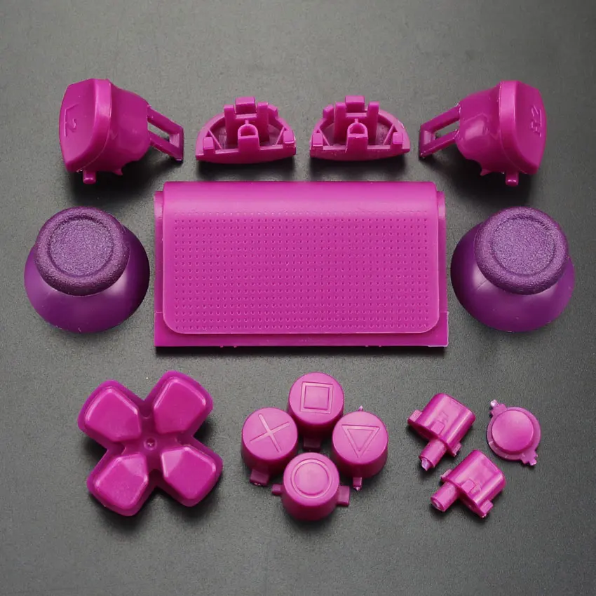 YuXi JDM JDS 040 050 055 Для PS4 Pro Slim Контролер Thumbstick Dpad R1 L1 R2 L2 Кнопка напрямку Ключ ABXY Кнопки Джойстики Кришка