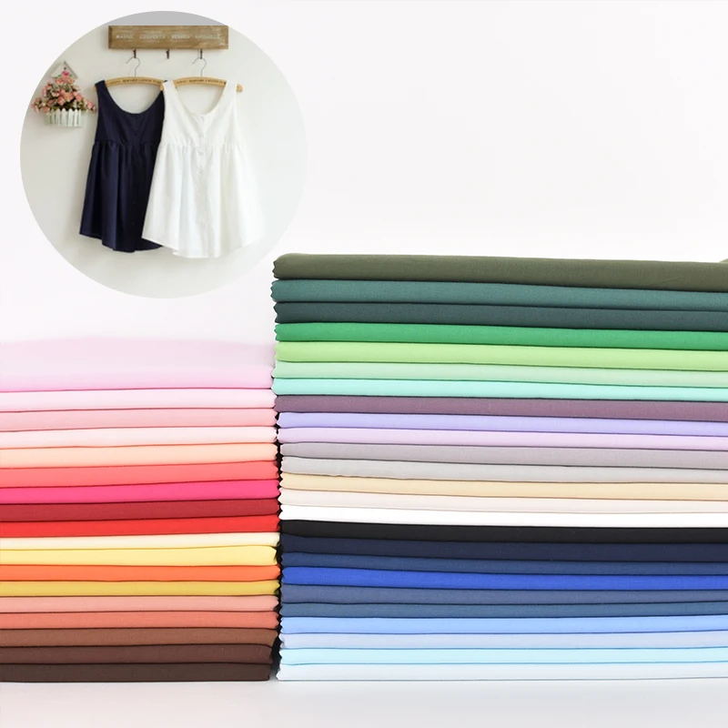 Premium Soft Lined Cotton Fabric for Summer Garments – 140x50cm, High-Count 60s, 110g/m²