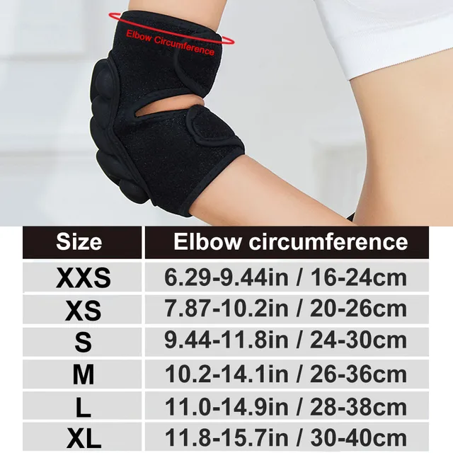 1Pair Anti-Collision Elbow Knee Pads Support with Thick EVA Foam for Gardening, Cleaning, Construction Work, Flooring,Volleyball 6