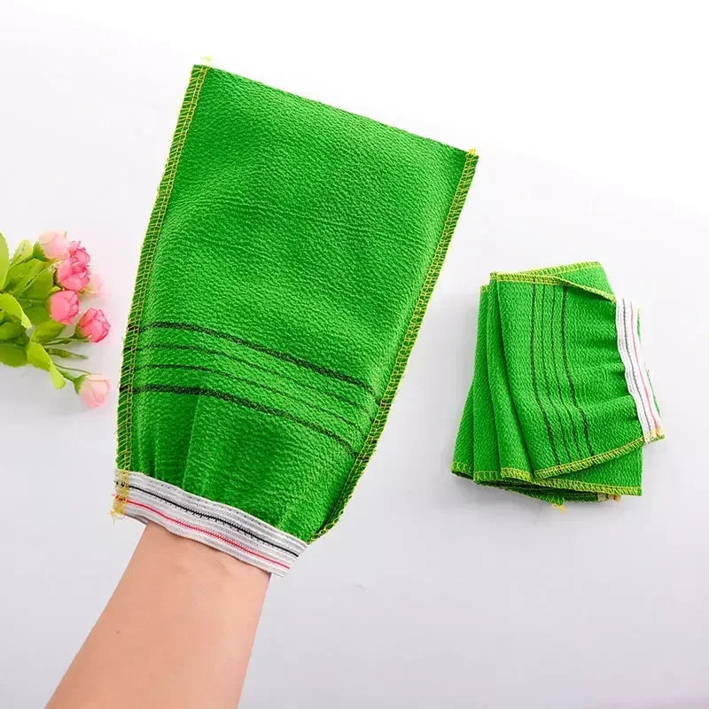 Exfoliating Bath Towel Korean Washcloth Body Massage Scrub Shower Towel SPA Portable Grain Brush Peeling Dead Skin Gloves Adults images - 6