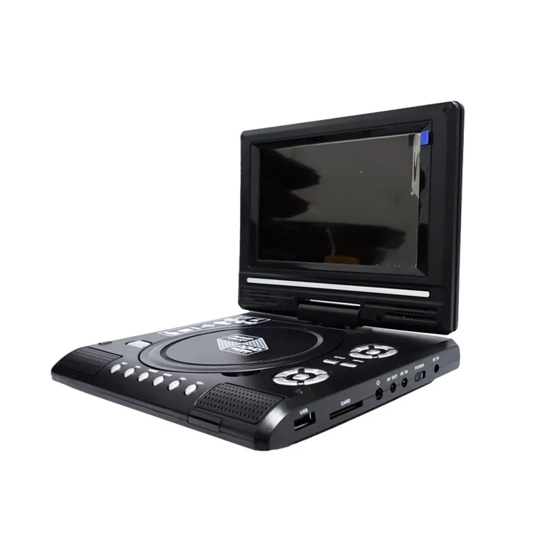 7.8 Inch Portable Home Car DVD Player VCD CD Game TV Player USB Radio Adapter Support FM Radio Receiving-EU Plug dvd player cd player