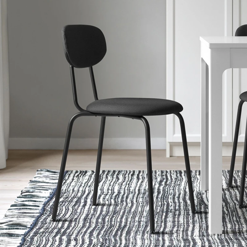 

Офисное уличное обеденное кресло с акцентом, черный стол для балкона, обеденный стул, дизайнерская мебель для бара, патио, мебель для дома