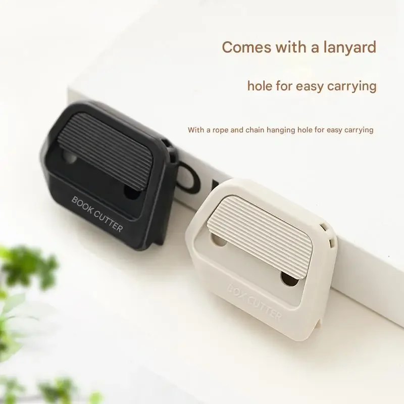 Unbox Knife Safety Round Head Cutter Magnetic Carton Box Cutter Ceramic Blade for Opening Package Letter Utility Knife