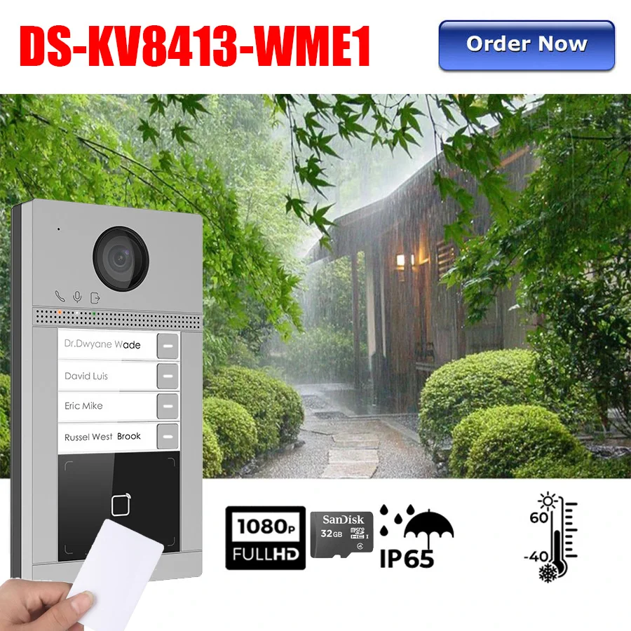 DS-KV8213-WME1 two-button station