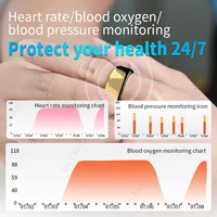 2025 New Smat Ring Sleep Heart Rate Blood Oxygen Monitoring Rings Multi Sport Modes Ring IP68 Waterproof Smart Ring Men Women - Image 2