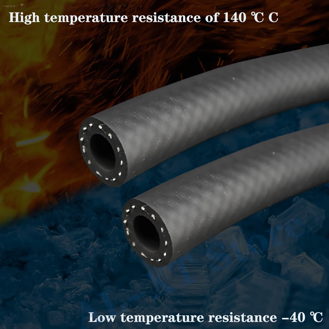 Water Pipe Rubber Tubing Rubber Tube Rubber Hose Plumbing Supply Hose Car Engine Water Tank High Temperature Resistant Warm Air Water Pipe Antifreeze EPDM Rubber Pipe Truck ID 4mm/5mm/6mm/8mm-25mm