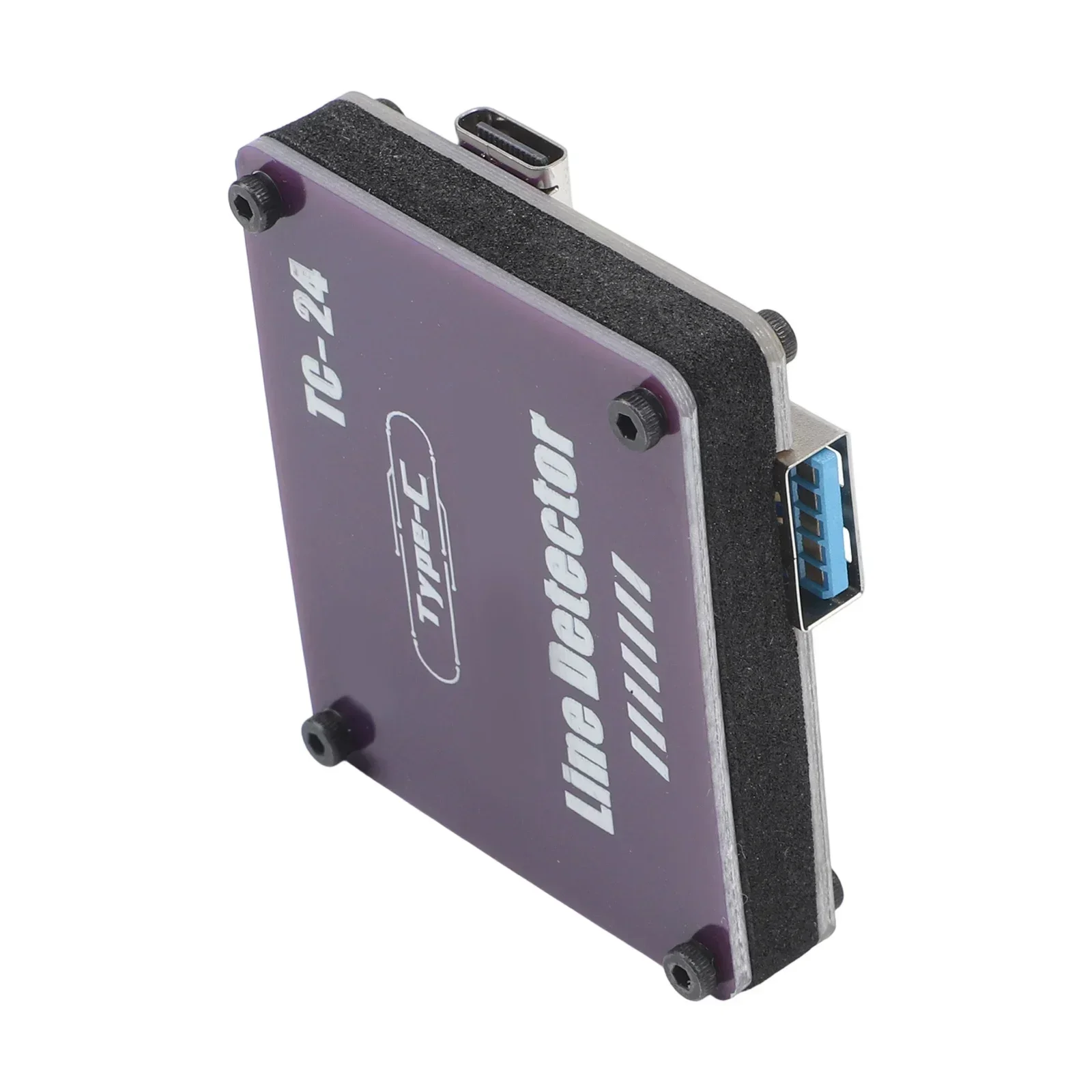 수리 기술자용 USB-C 케이블 테스터 타입-C 케이블 테스터 금속 커넥터 터미널 휴대용 핸드헬드 디자인