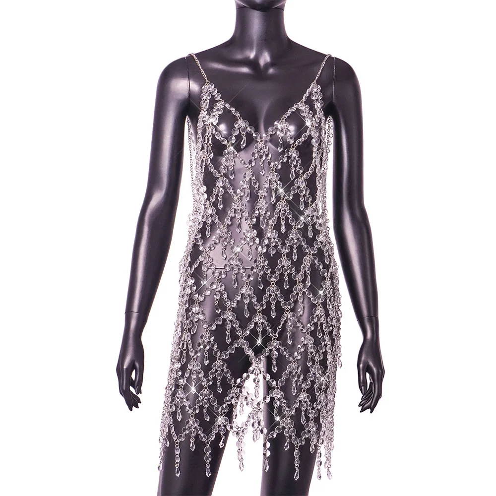 Sexy See Through Rhinestone Dress for Women 2023 Shiny Backless Mini Rave  Festival Clothing Party Nightclub Y2k Dress Outfits - AliExpress 200000345