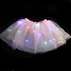 Kids Girls Glowing Tulle Tutu Skirt with LED Light Princess Ballet Stage Dance Short Dress for Fairy Mini Skirt Birthday Gift 5