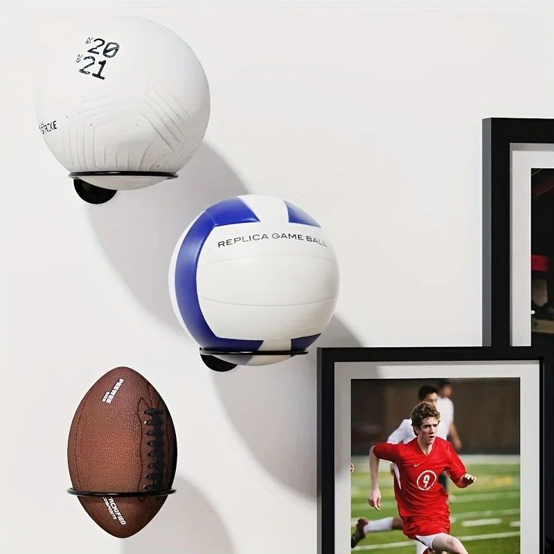 Basketball Volleyball Soccer Display Holders Wall Ball Rack Football Display Racks sports ball display stand sports ball storage rack