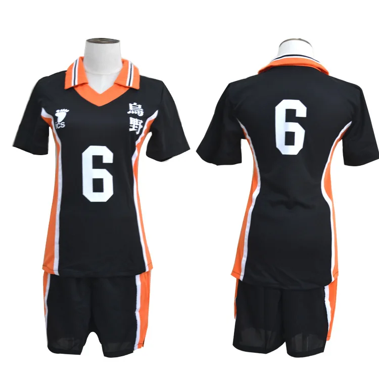 Volleyball Youth Uniforms Anime Costumes Volleyball Uniforms Cosplay Jerseys Karasuno High School Team