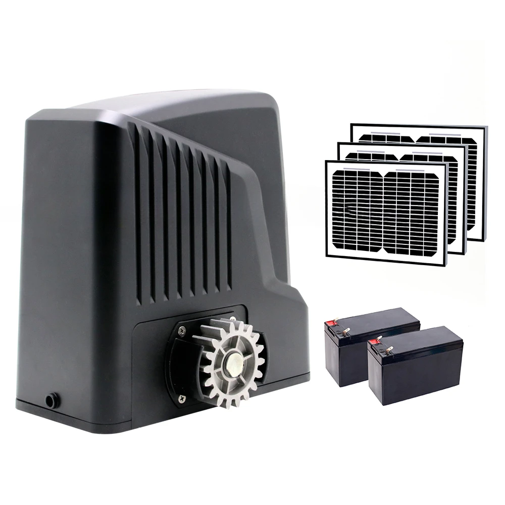 

for 24V DC Solar Sliding Gate Motor 1200KG Auto Opener Panel Battery Compatible