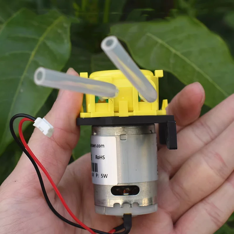 NKP-DEL-S10Y 소형 연동 펌프 5V 6V DC (수족관, 분석 실험실, 잉..