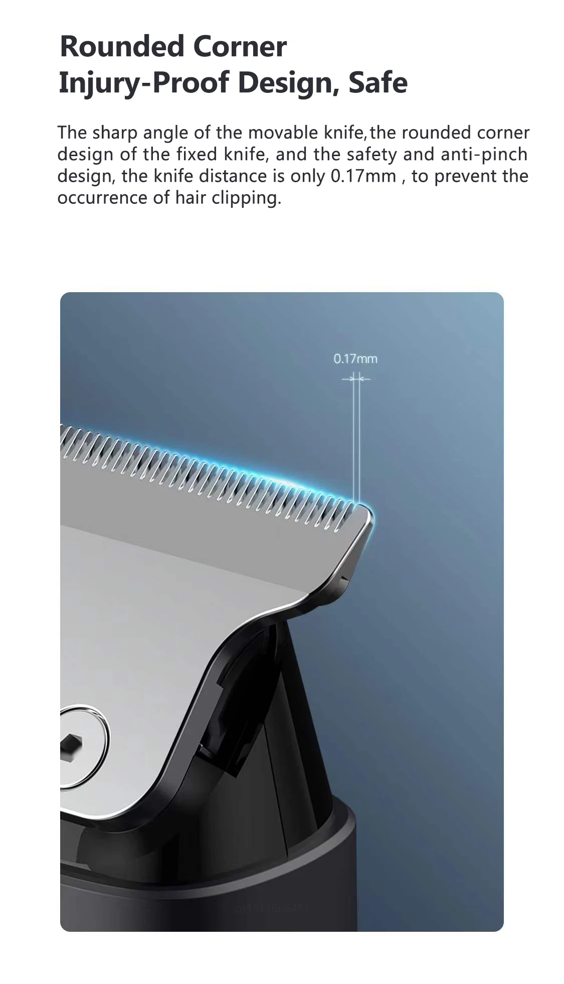 Xiaomi Hunaxing Multifunctional Mini Hair Trimmer IPX7 description image 6