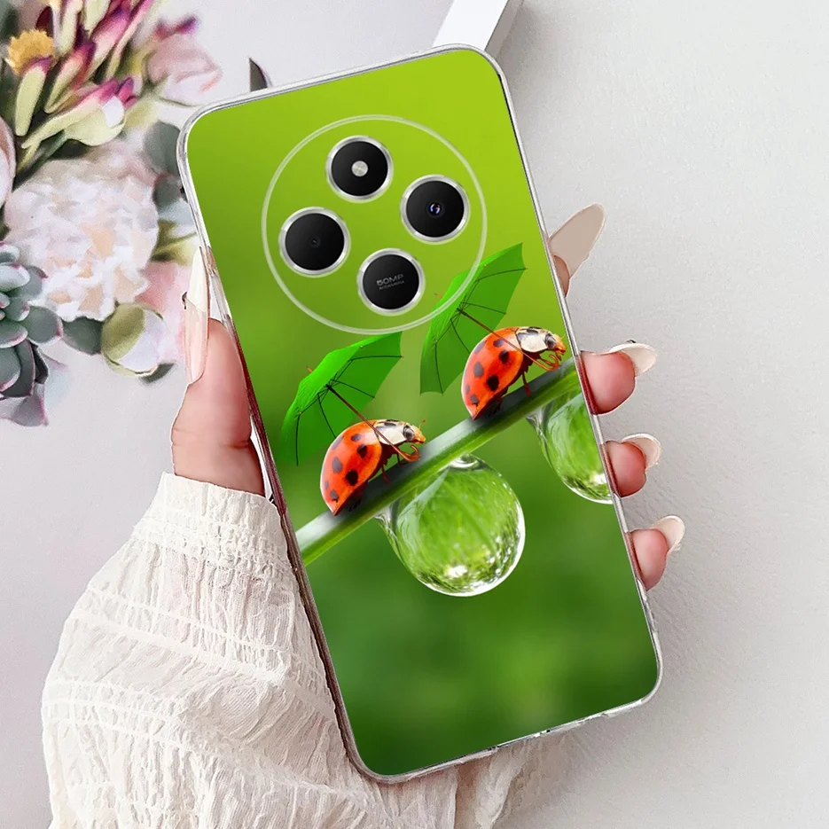 Cute Cat Cartoon Painted Soft Silicone Case - Stylish Back Cover