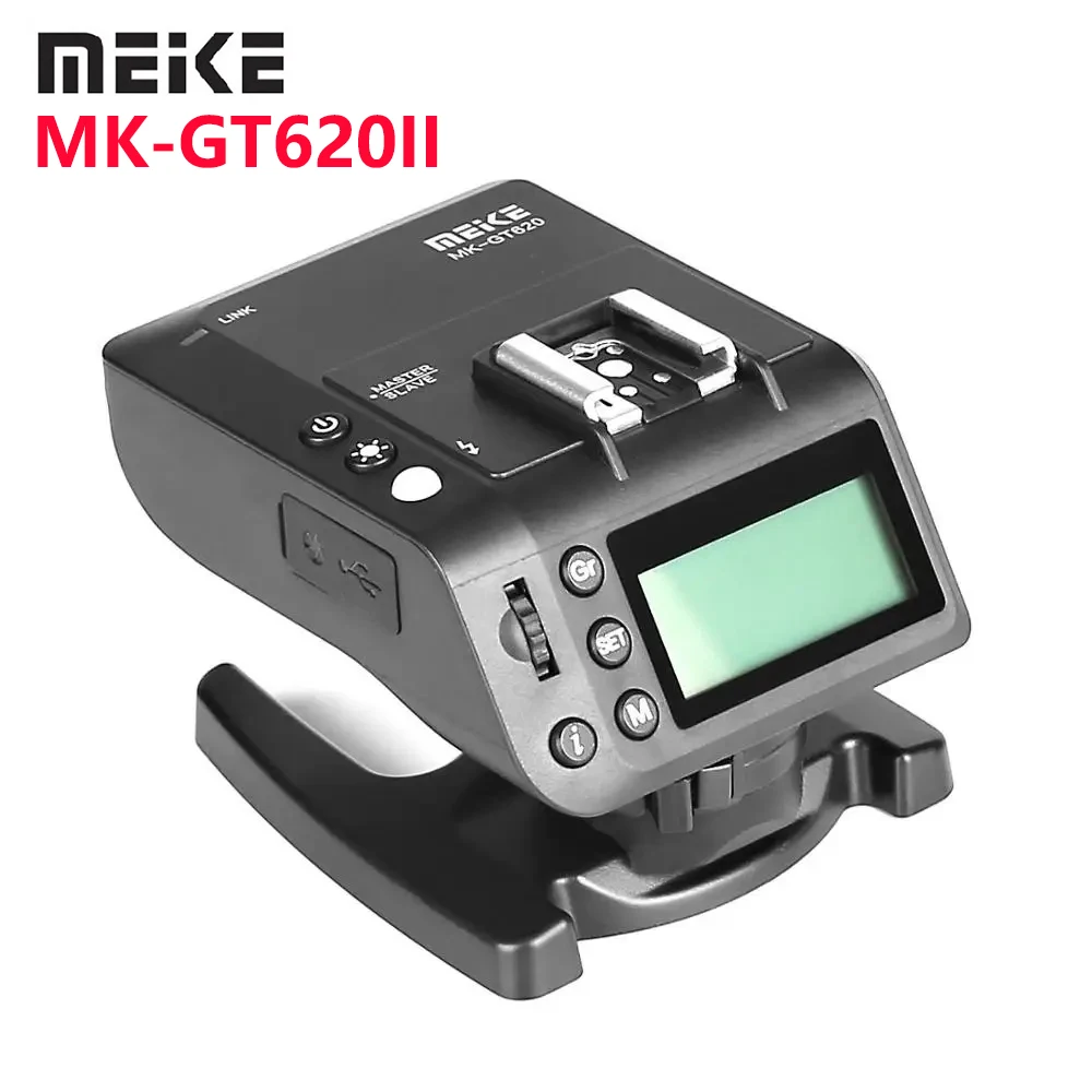 

Meike MK-GT620II 2.4GHz Wireless Hot Shoe Flash Trigger Kit Transmitter Receiver for Canon Digital SLR Cameras