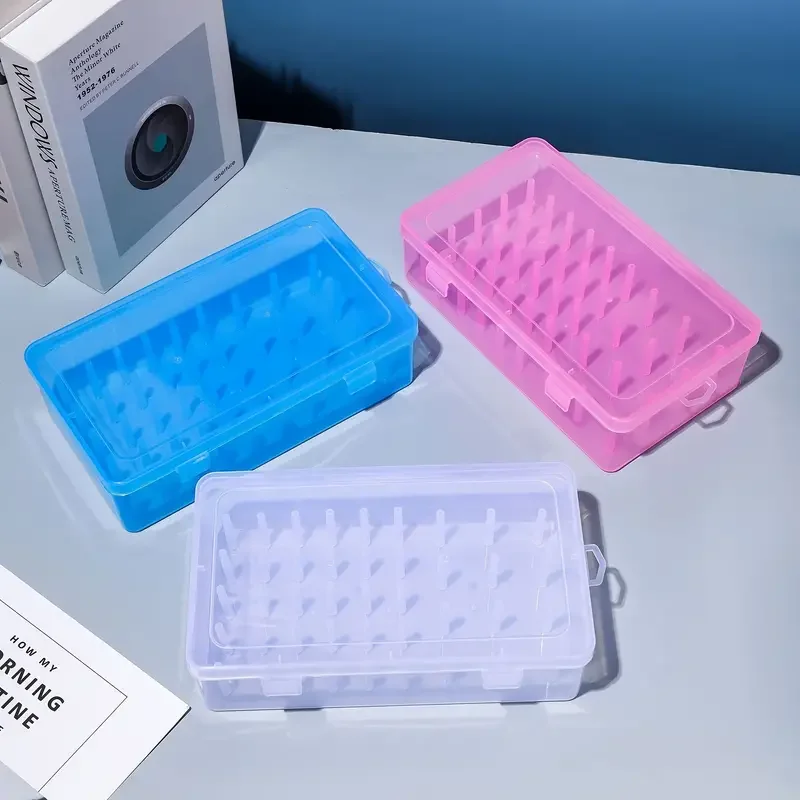 Sewing Thread Box Sewing Bobbin Case Sewing Storage Box Embroidery Floss Organizer Sewing Accessories 1pc 42-Axis