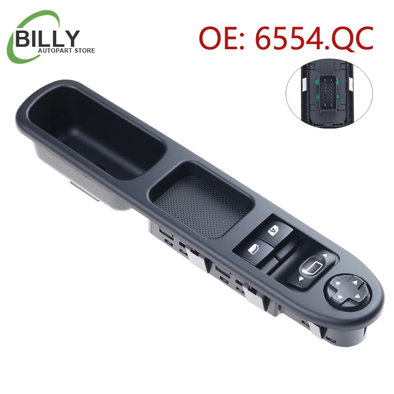 

Кнопка управления окном питания YAOPEI 6554.QC 6554QC для Peugeot 207 Citroen C3 Picasso 2007-2014