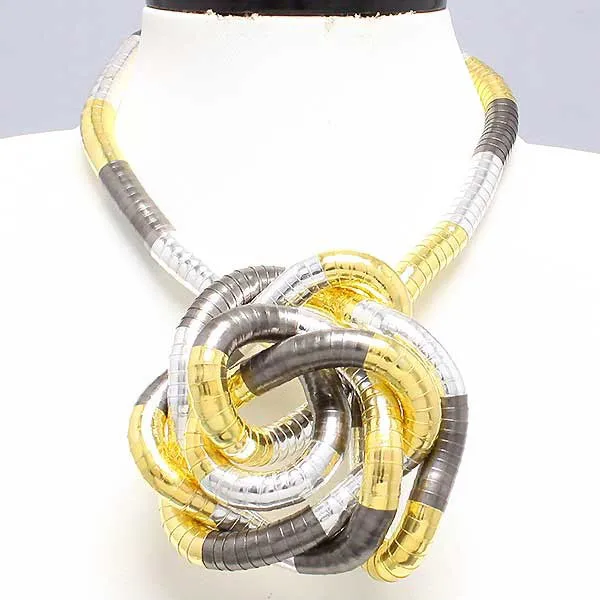 5 mm 90 cm Eisen flexible gedrehte Schmuck biegsame Schlangenhalskette 12 Farben erhältlich – Detail 9