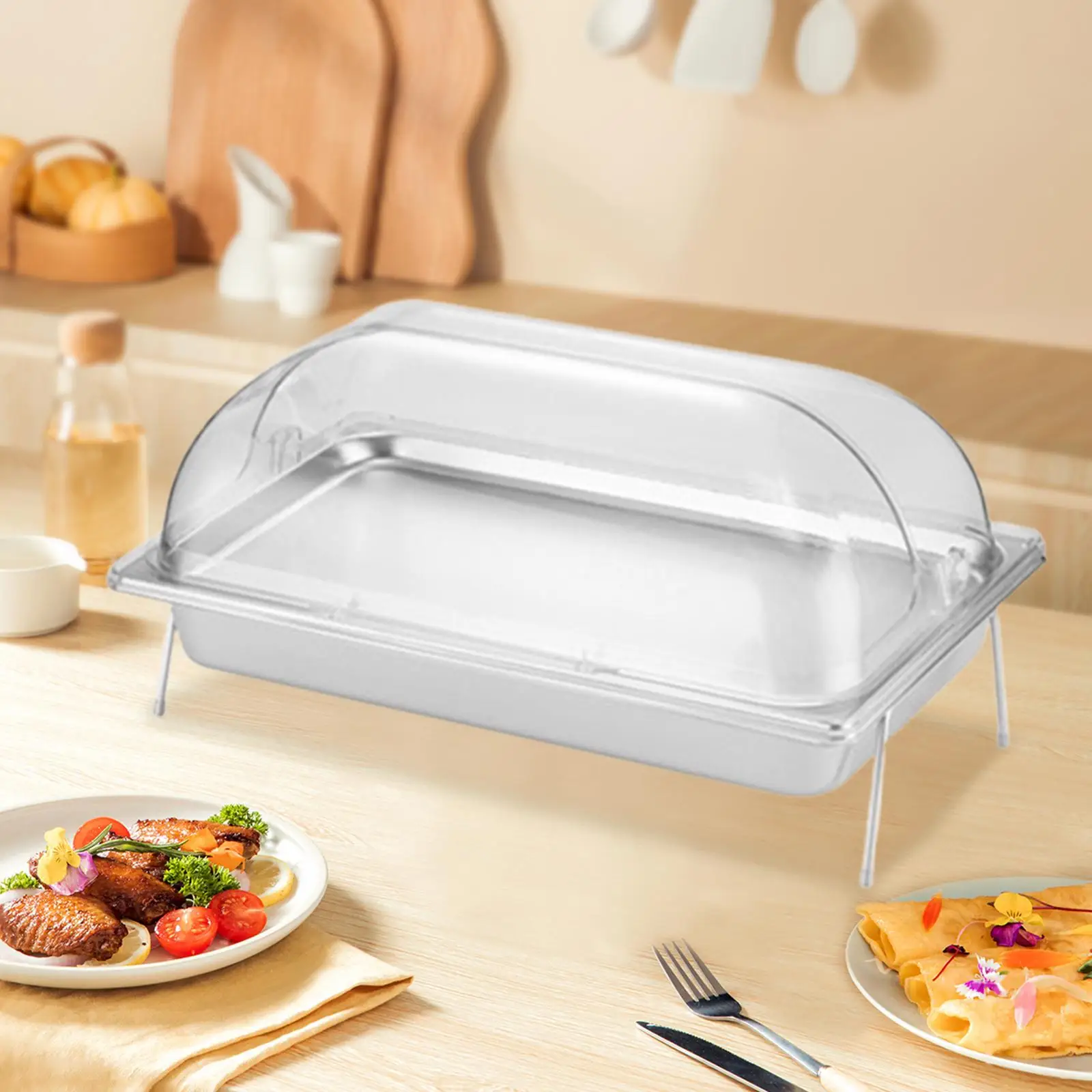 Stainless Steel Food Display Tray for Seafood for Buffet Restaurant Hotel 4