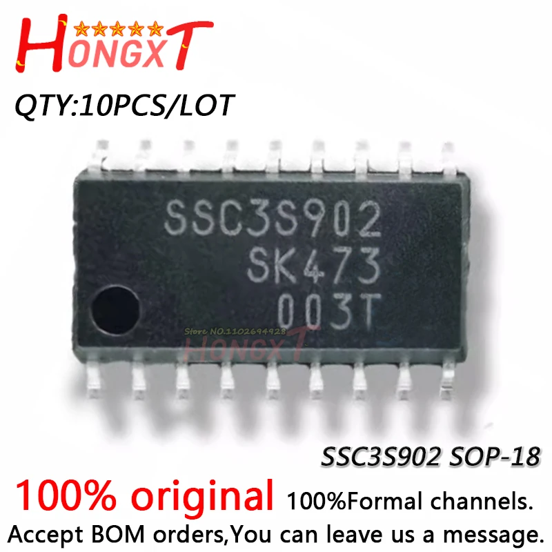 10-шт-100-Новинка-ssc3s902-sc3s902-3s902-sop-18chipset