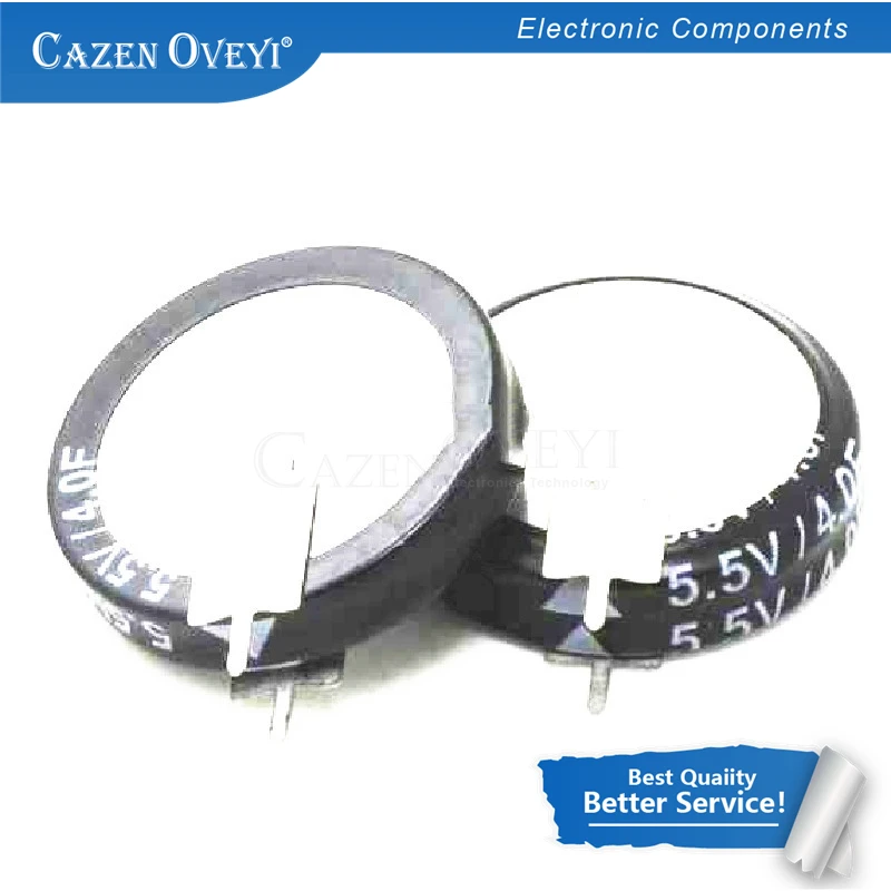 Super condensateur P6MM de type bouton, 5.5V, 4F V, 5R5405V, 5.5V4.0F, en stock, lot de 1 pièce