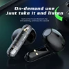 Wireless Bluetooth Digital Display Headset Bluetooth 5.3 Headset Sports HIFI Dual Noise Reduction Low Latency Earphone 6