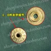 Japan YKK Shigo Fan PERMEX M Tooling Tide Pants Snap Button Button Clothing Accessories 2