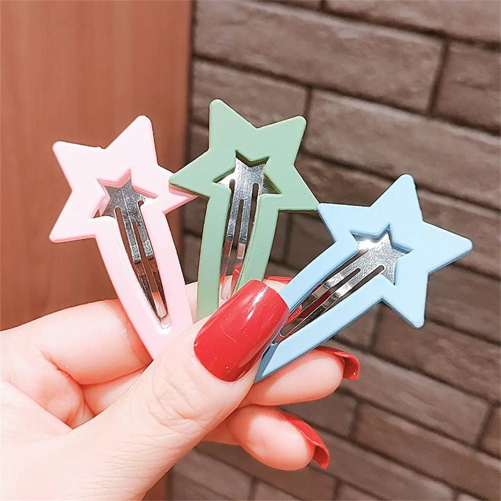 

Clip Candy Color DIY Bowknot Bow Star Geometry Shape Hairpin Set Female Hair Accessories Korean Style Headwear Girl Hair Clip
