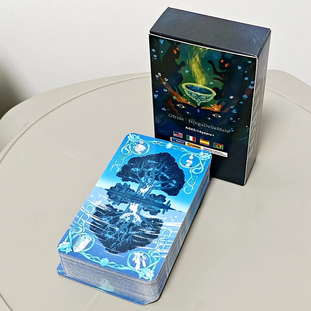 Under The Oak Tarot 10.3*6cm , Narrative Tarot Deck Mixes Real and Unreal, Fact and Fiction 78 Pcs Cards 2