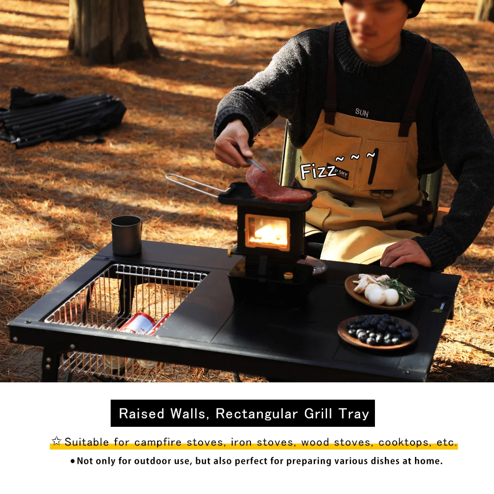 Aluminum Camping Grill Tray 6