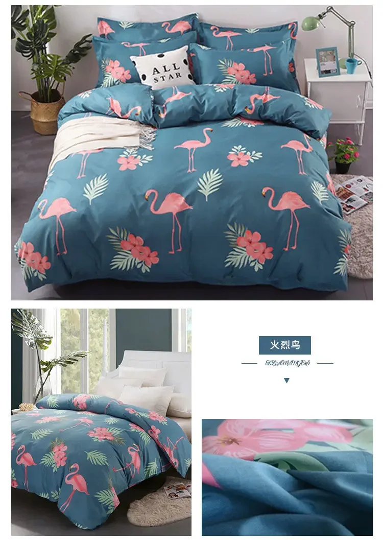 Description Picture 5 of itemMinimalist Sheet Comfortable Lightweight Duvet Cover Suitable for All Skin Types Students in All Seasons Quilt Cover Coverlet
