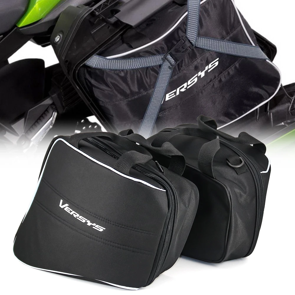 

Motorcycle Luggage Bags Expandable Lnner Bags Black Trunk Lnner Bags For Kawasaki Ninja 1000 H2/Versys 650/1000