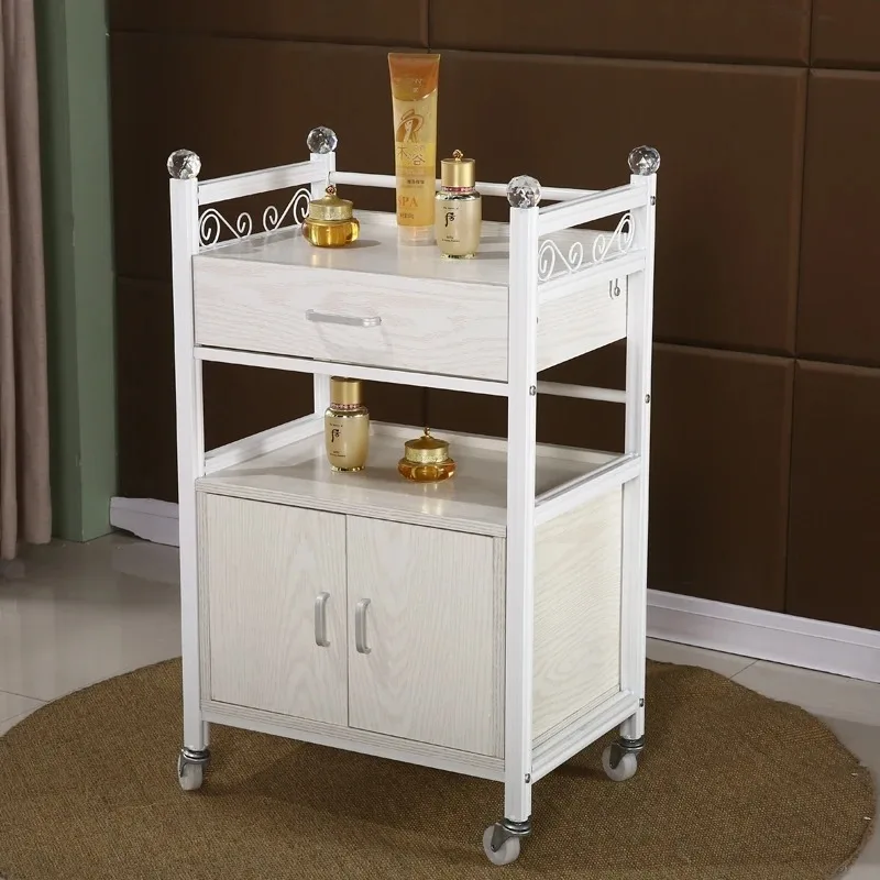 

Beauty Cosmetic Bedroom Salon Trolley Storage Hair Salon Tattoo Bedside Salon Trolley Carrito Auxiliar Beauty Furniture HDTC