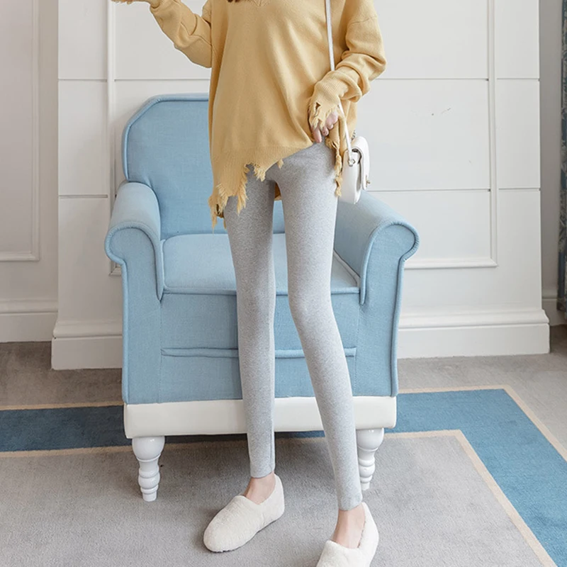 Pregnant Woman Adjustable Big Size Leggings New Maternity Pants Pregnancy Thin Soft Cotton High Waist Clothes 3XL 4