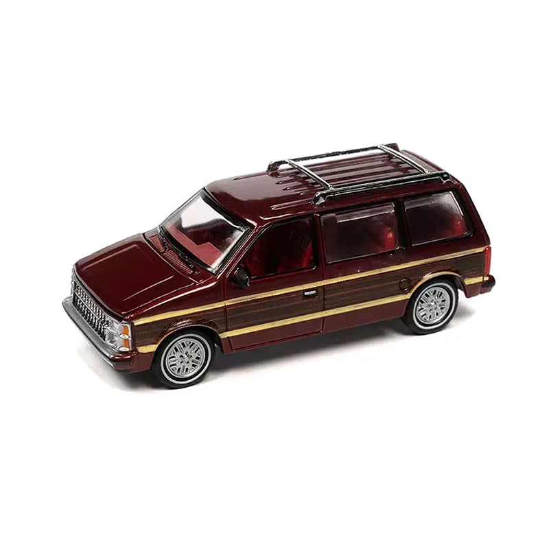 다이캐스트 1984 캐러밴 SUV 클래식 오프로드 차량 시뮬레이션 합금 자동차 모델 디스플레이, 수집용 장난감 선물 기념품, 1:64 체중계