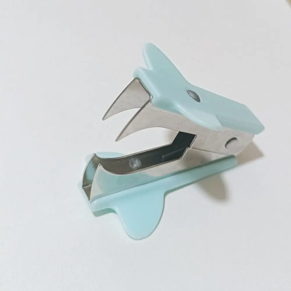 Macaron Portable Staple Remover Stapler Removal Machine Nail Out Extractor Puller Stationery Tools Office Binding Supplies