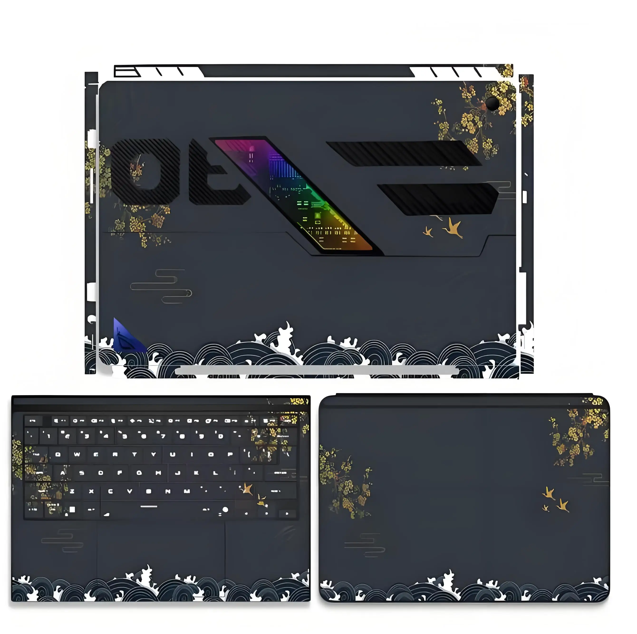 Dazzle Vinyl -Cut Anti Scratch Vinyl Sticker Skin for ASUS ROG Flow Z13 () GZ302 gz302e