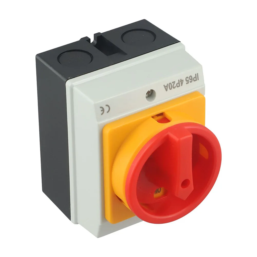 UKP Wasserdichter Trennschalter Hauptschalter Leistungsschalter 4P 20A 440V Drehschalter Ausschalter IP65 UKP Schalter Elektrisches Teil – Detail 16
