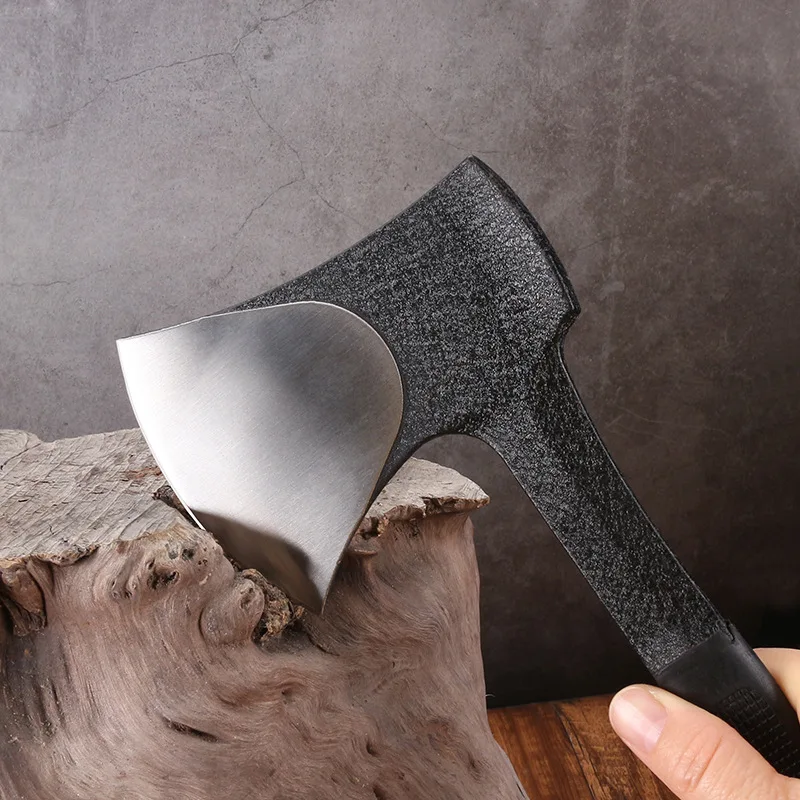 Practical Axe for Outdoor Campsite Axe, High Hardness Fire Fighting Axe, Easy to Carry Chopstick Hammer Axe 2