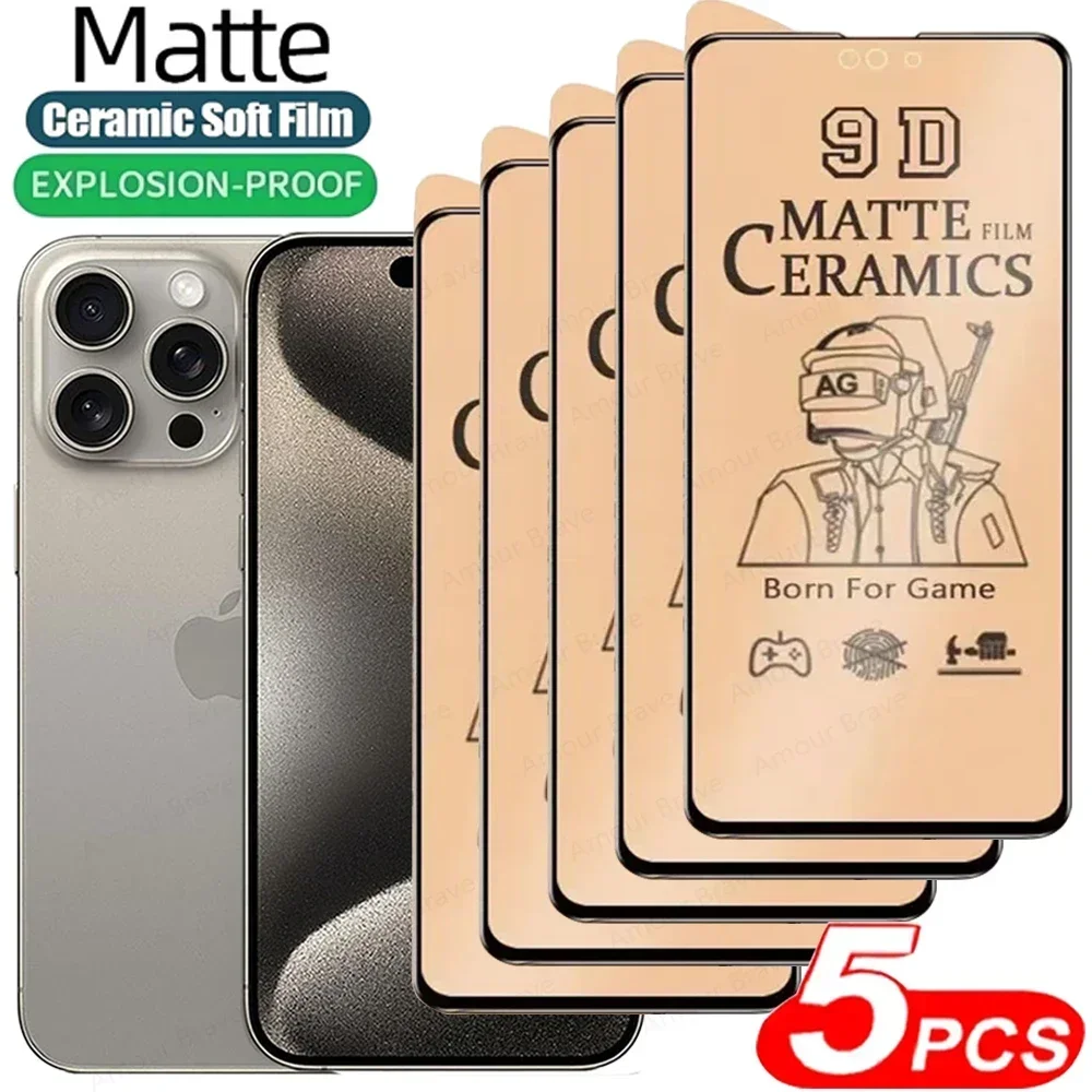 

5 шт., керамическая Защитная пленка для IPhone 15 14 13 12 11 Pro Max Mini X XS XR 7 8 Plus