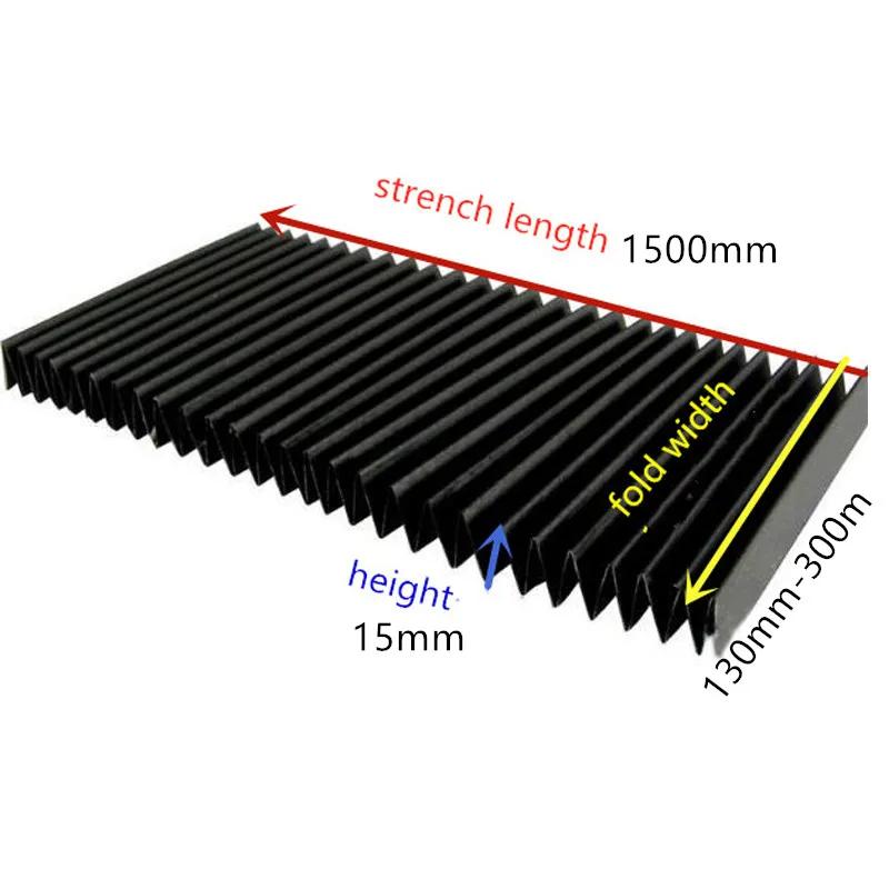 130-245mm-length-1500mm-Protective-Cover-Rail-Telescopic-Shield-Machine ...