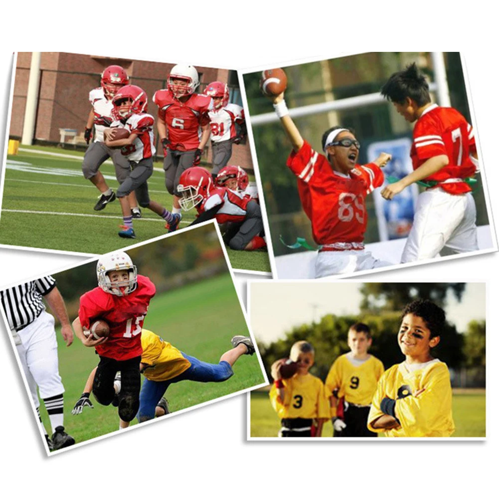 Teenagers Rugby Ball American Football Inflatable Child Footballs with Inflator Children Game Ball for Kids Students