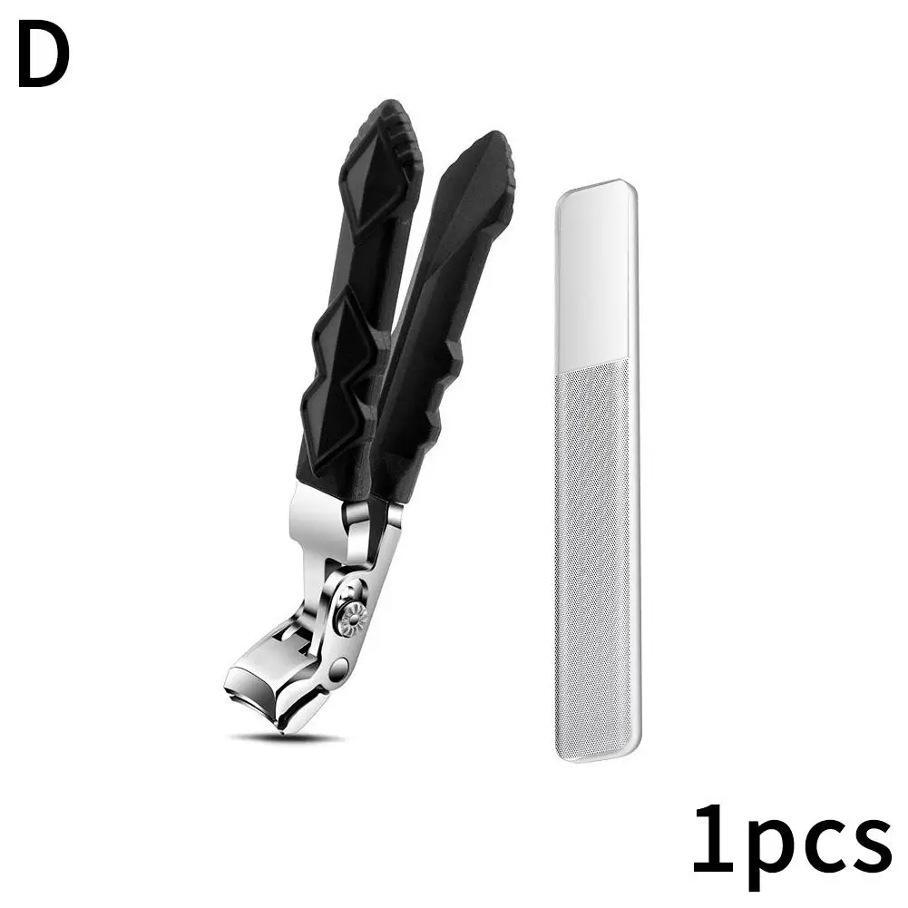 Toe Nail Clipper Nail Clippers 1Pc Angled Head Nail Clippers Ergonomic Toenail Steel Nail Premium Cutter with Trimmer Thick Clippers Catcher Nails
