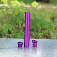 Aluminum Storage Tube Container Smell Proof Metal Tube Container Gift for Friends Family Members 2