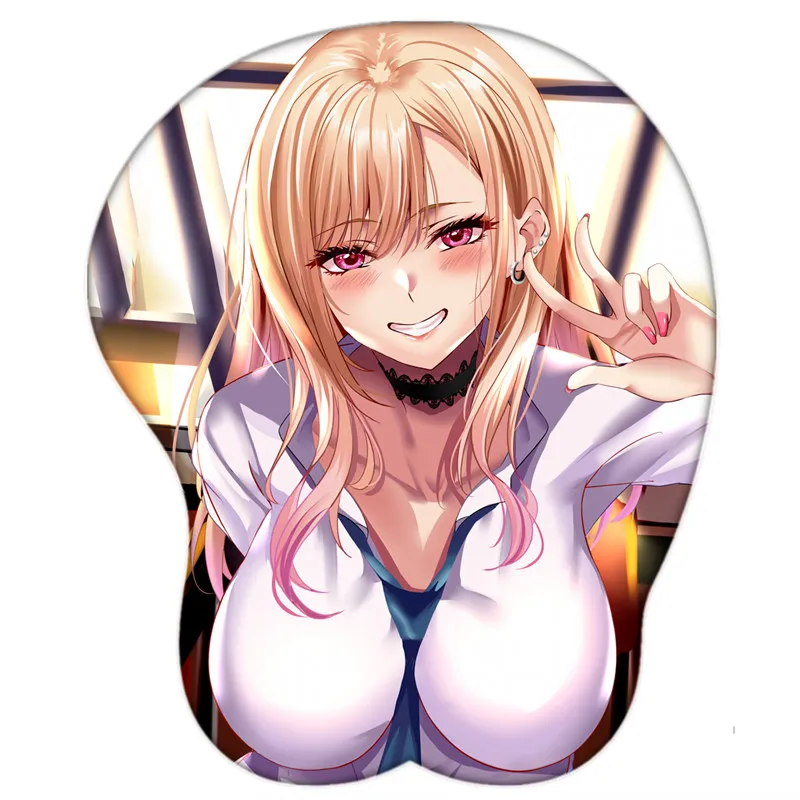 Hentai Lucy Sexy Naked Girl 3D Chest Mouse Pad Big Gaming Anime