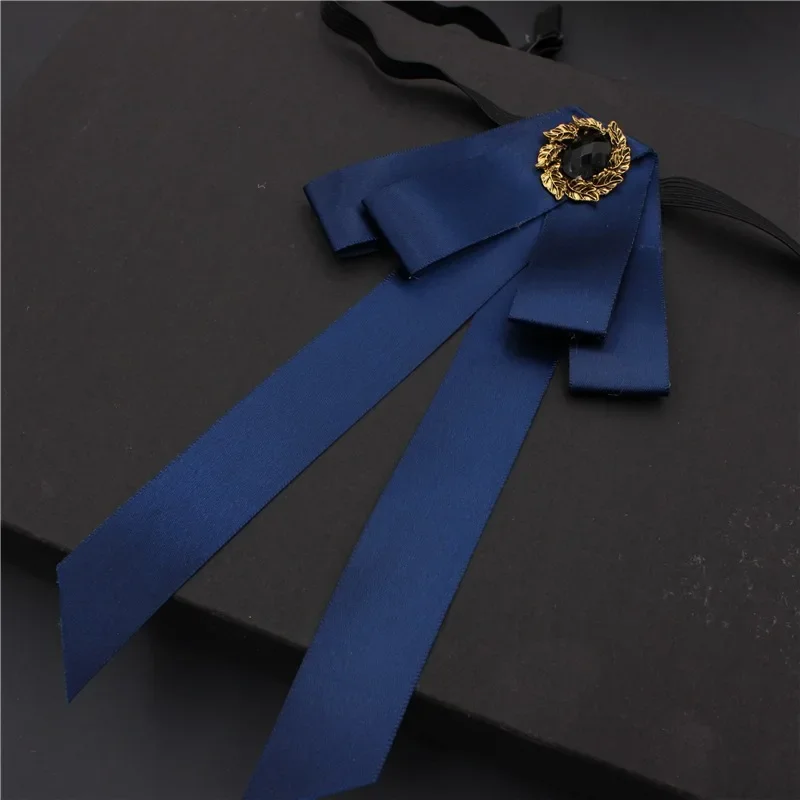 

New Korean Streamer Bow Tie British Men's Wedding Jewelry College Style Shirt Accessories Collar Flower Fashion Handmade Bowtie