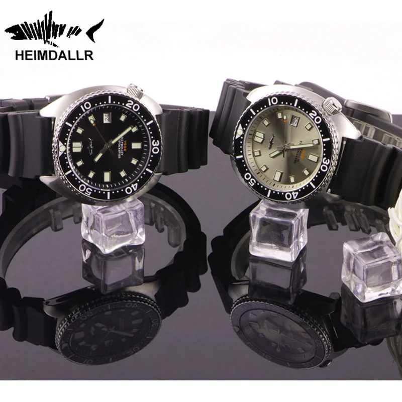 

Heimdallr Sharkey Automatic Watch Men NH35A Men's Mechanical Watches Diving Watch 300M 316L Stainless Steel C3 Luminous Dial