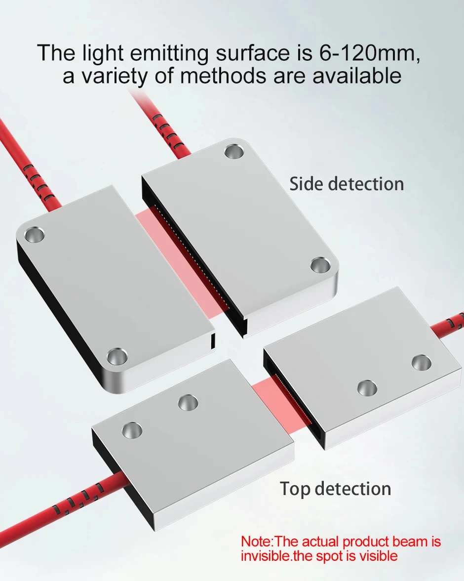 FT FR Matrix Fiber Optic Sensor Array for Area Detection Through Beam Diffuse Re