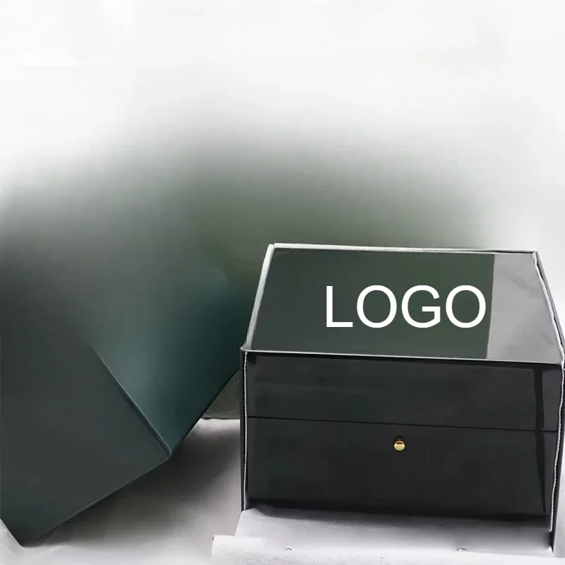 Solid Wood Watch Case Box High End Customization Personal Company Brand Automatic Watch Packaging Storage Box